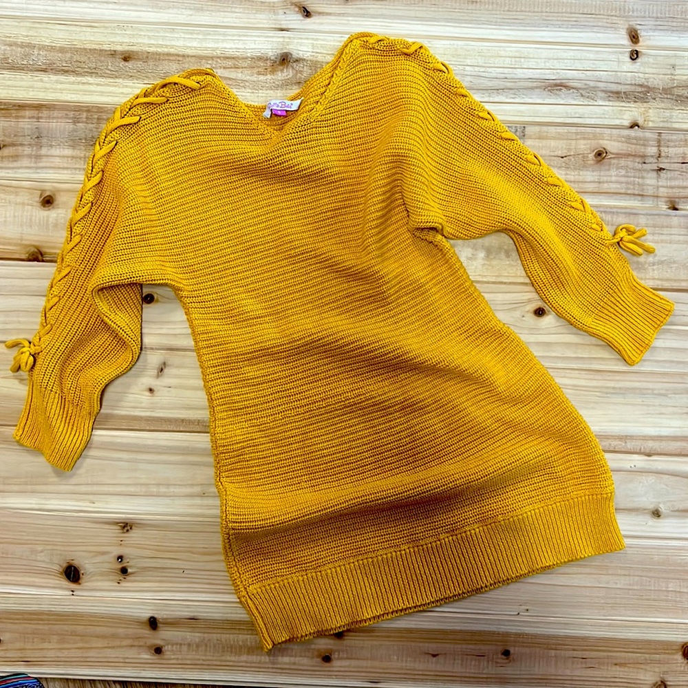 Ruffles Butts Sweater Dress